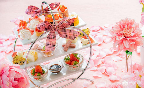 ホテル ラ・スイート神戸ハーバーランド「Pink Strawberry Afternoon Tea」神戸市中央区