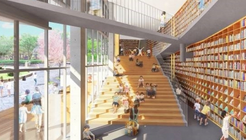 東遊園地にオープンする子どものための図書館「こども本の森 神戸」開館日が決定