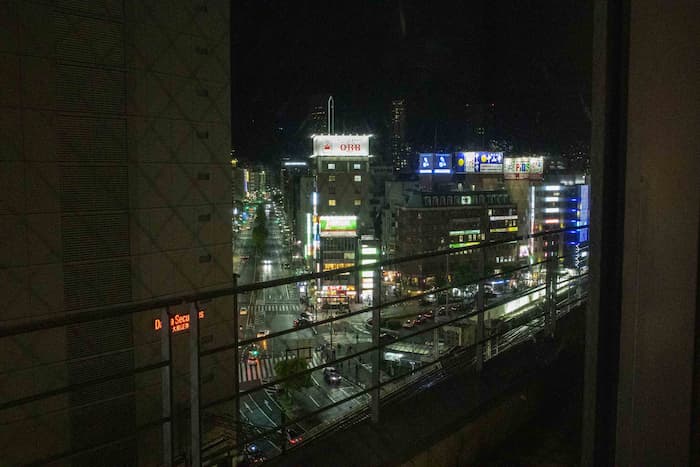 個室からは神戸の夜景が望めます