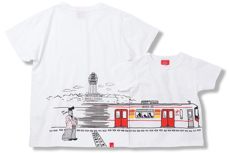 山陽電車6000系×OJICO Tシャツ
こども 3,960円（税込）～ おとな 5,500円（税込）～