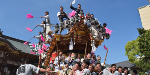 だんじり祭り『令和4年春季例大祭』神戸市東灘区