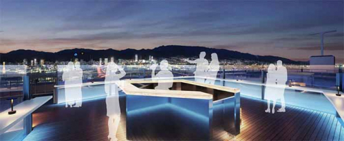 神戸ポートピアホテル　本館屋上に展望デッキを新オープン　神戸市中央区