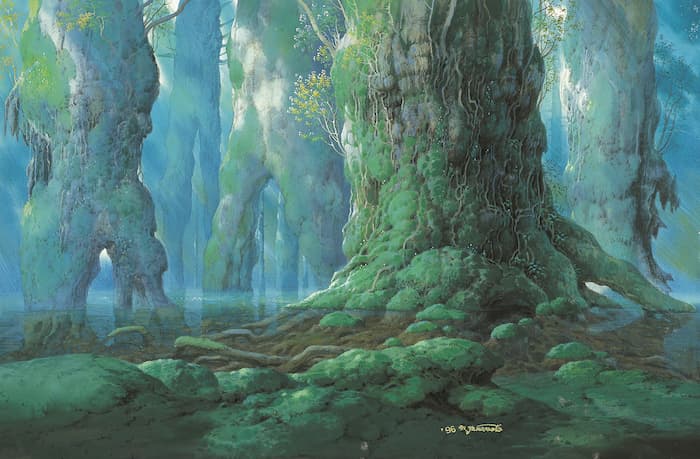 もののけ姫「シシ神の森（５）」? 1997 Studio Ghibli・ND