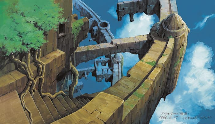 天空の城ラピュタ「荒廃したラピュタ」? 1986 Studio Ghibli