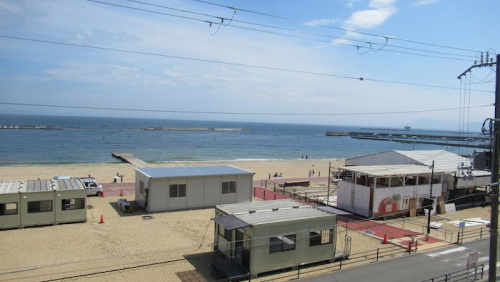 7月7日に海開きする『須磨海水浴場』の様子を見てきました　現地レポ　神戸市須磨区