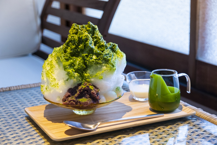 古民家カフェ はちみつ茶葉園で『純氷 綿菓子氷』を食べてきました！　神戸市中央区 [画像]