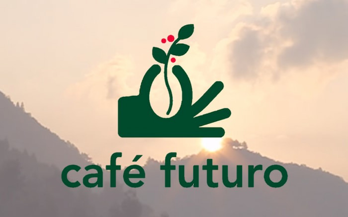 今回のイベントロゴ
&quot;cafe futuro&quot;はスペイン語で『未来のコーヒー』を意味します