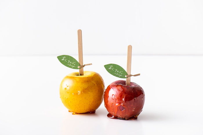 à la ringo（あら、りんご。）神戸本店を含む3店舗で新商品の「りんご飴」を発売 [画像]