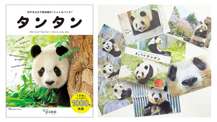 「YOU+MORE!」では全国のファンから届いたタンタンとの思い出写真やラブレターを収録した写真集「神戸市立王子動物園のシャイなパンダ　タンタン」も販売中