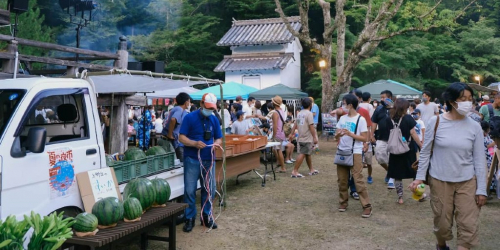 淡河・石峯寺（しゃくぶじ）で「夏の夜市」開催　神戸市北区