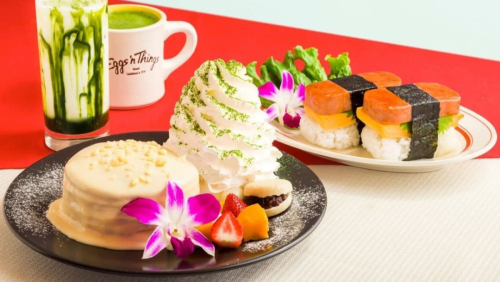 Eggs ’n Things「ほうじ茶とマカダミアナッツのパンケーキ」神戸市中央区・西宮市