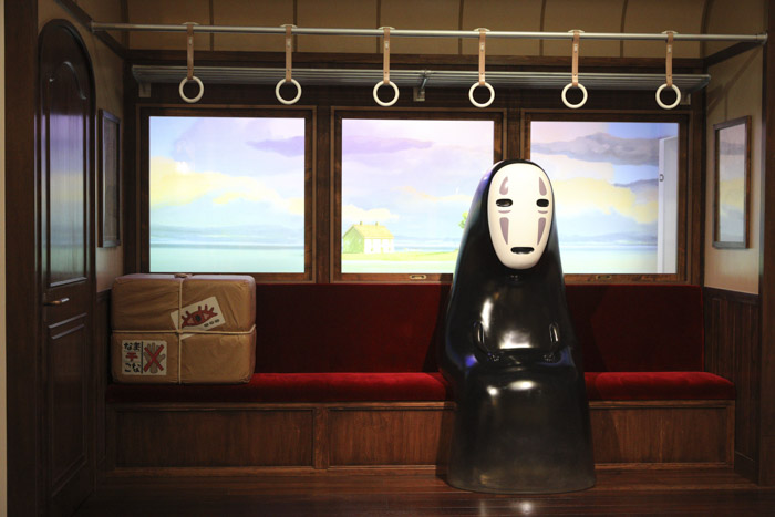 ジブリのなりきり名場面展の再現展示 © Studio Ghibli