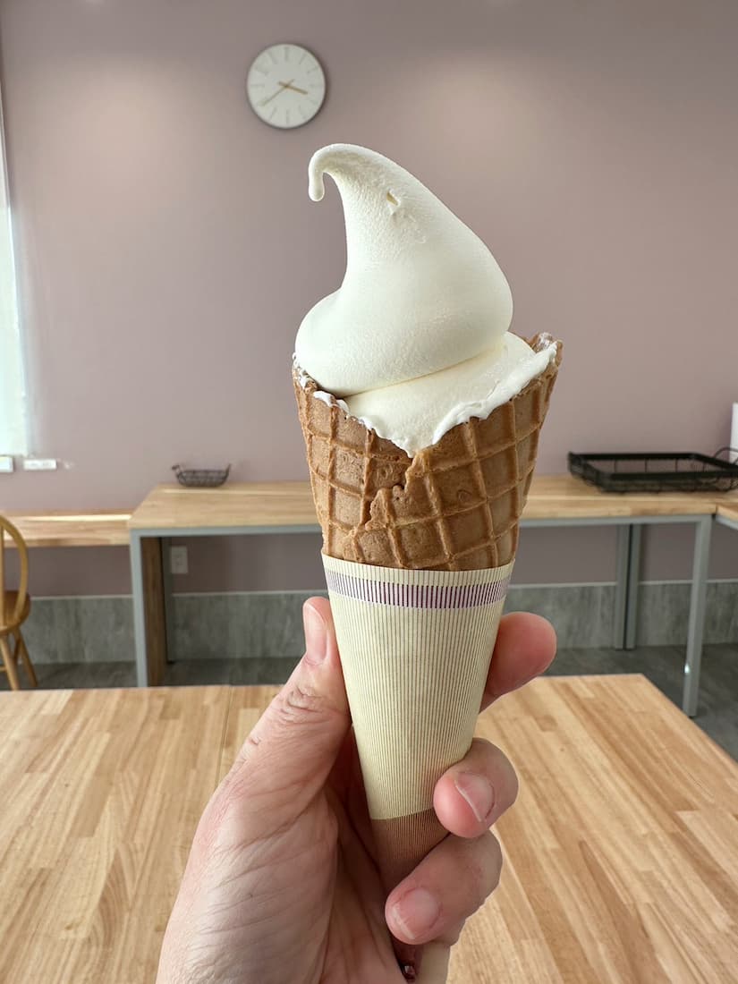 濃厚アイスクリームも美味しそう〜♪