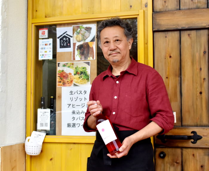 マスターの堀隆夫さん「美味しいワインがありますよ」