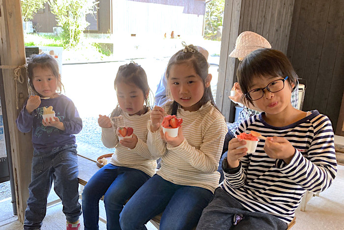 子どもたちも美味しそうに食べています