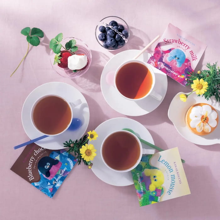 KAWAII COMPANY　神戸で1925年創業　紅茶鑑定士の技術にときめく　デザートみたいなカワイイ紅茶の会
月1セット1,404円（税込）