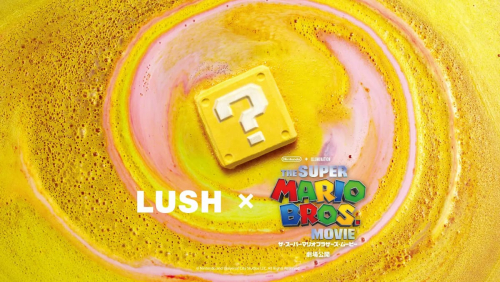 LUSH「ザ・スーパーマリオブラザーズ・ムービー」とのコラボ商品を発売
