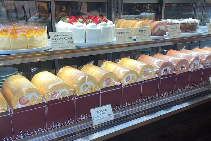 店内ショーケース