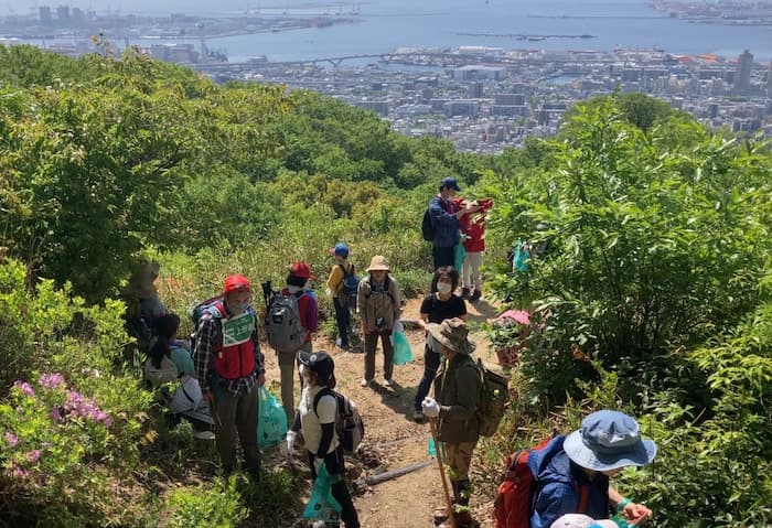 摩耶山で「まや山クリーンハイキング」開催　神戸市灘区 [画像]