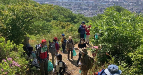 摩耶山で「まや山クリーンハイキング」開催　神戸市灘区