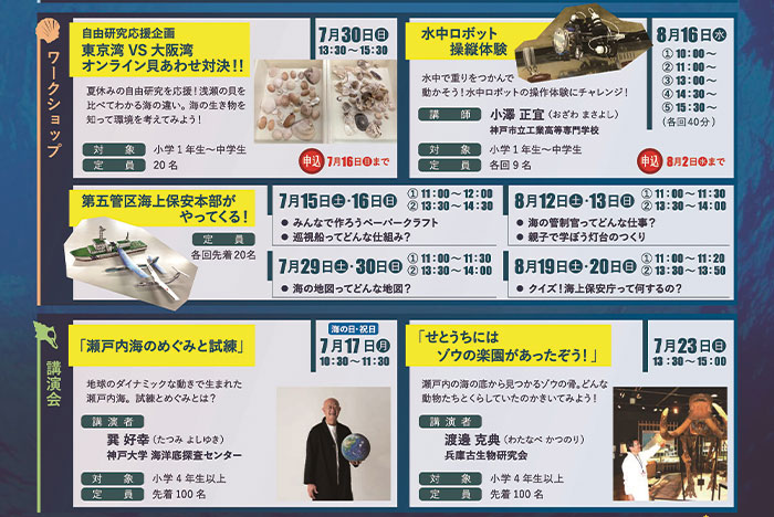バンドー神戸青少年科学館　夏の特別展「神戸の海のフシギをさぐれ！」神戸市中央区 [画像]