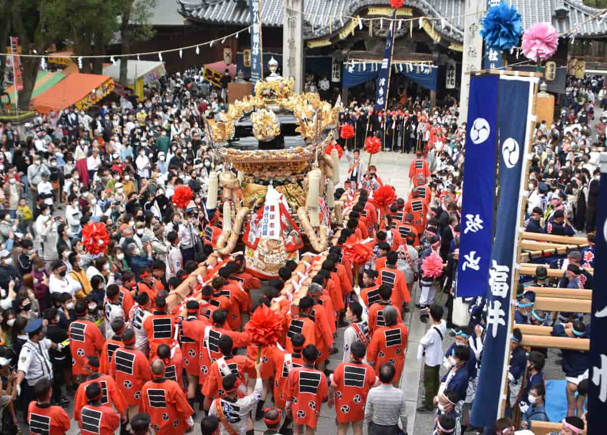 網干区の魚吹八播神社で「秋季例祭」開催　姫路市 [画像]