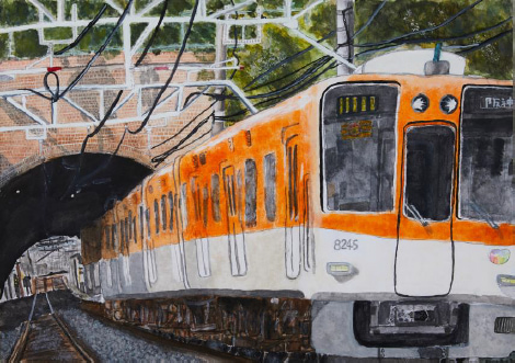 7月25日～9月7日『ぼくとわたしの阪神電車』みんなの絵を大募集！　西宮市 [画像]