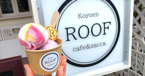 甲陽園駅前にある『ROOF cafe&zacca』でランチとアイスクリームを味わってきました　西宮市
