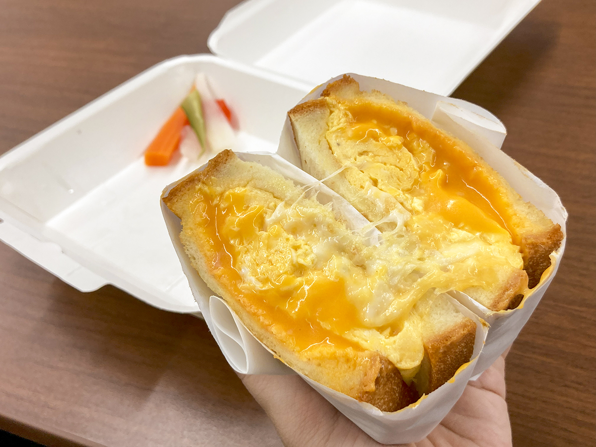 「Cheese Omelette Sand」810円
