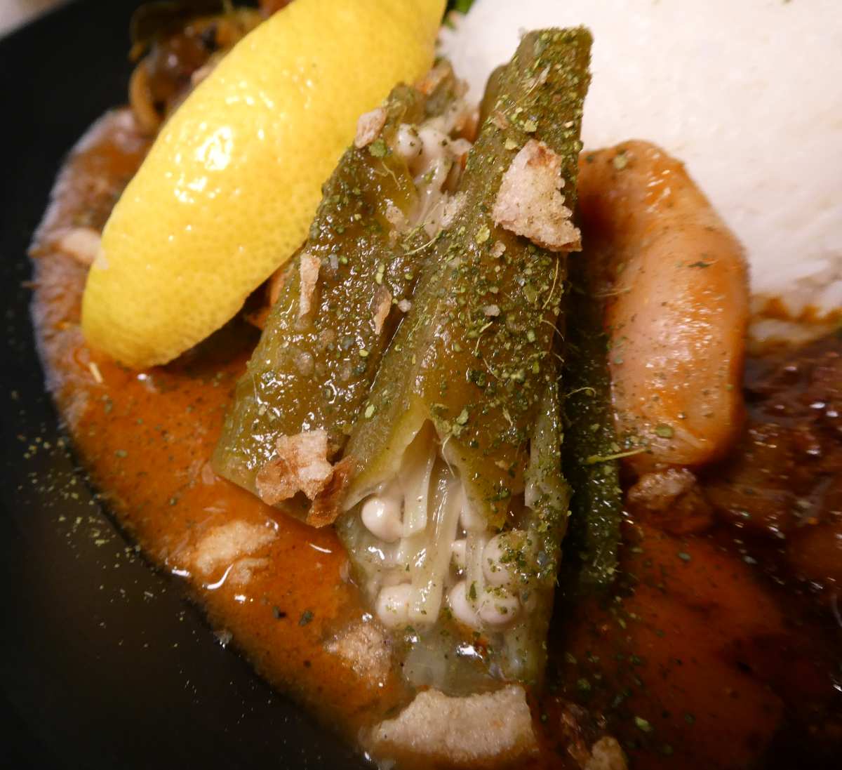 本日のカレー「ココナッツとピーナッツのタイ風カレー」