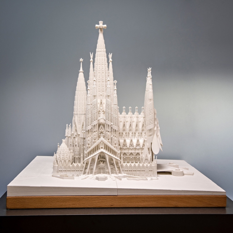 ≪サグラダ・ファミリア聖堂：模型≫
制作：サグラダ・ファミリア聖堂模型室
©Basilica de la Sagrada Familia