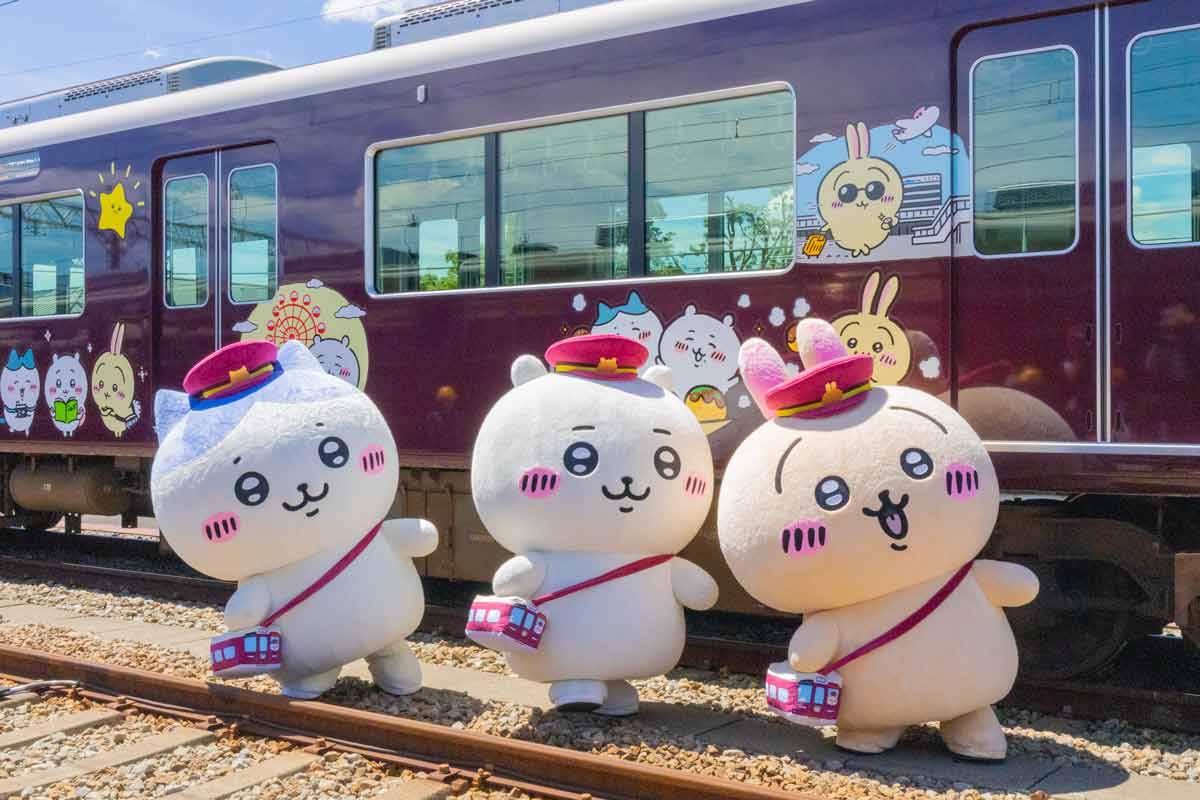 「ちいかわ×阪急電車」コラボ列車の内覧会に行ってきました！ [画像]
