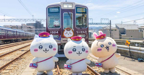 「ちいかわ×阪急電車」コラボ列車の内覧会に行ってきました！