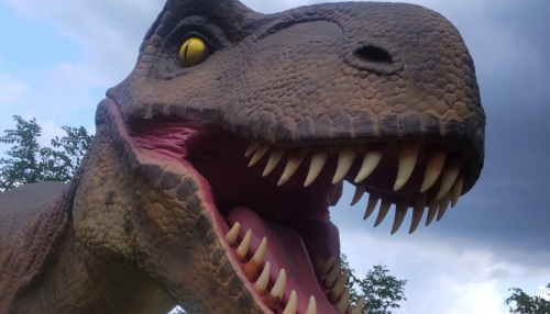 神崎農村公園 ヨーデルの森に「恐竜ふれあい広場」が期間限定オープン　神崎郡神河町