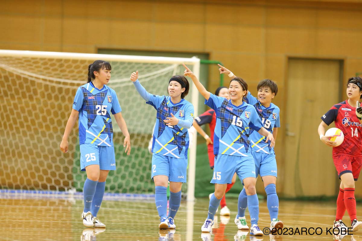 グリーンアリーナ神戸で開催　日本女子フットサルリーグ（L.LEAGUE）公式戦　神戸市 [画像]