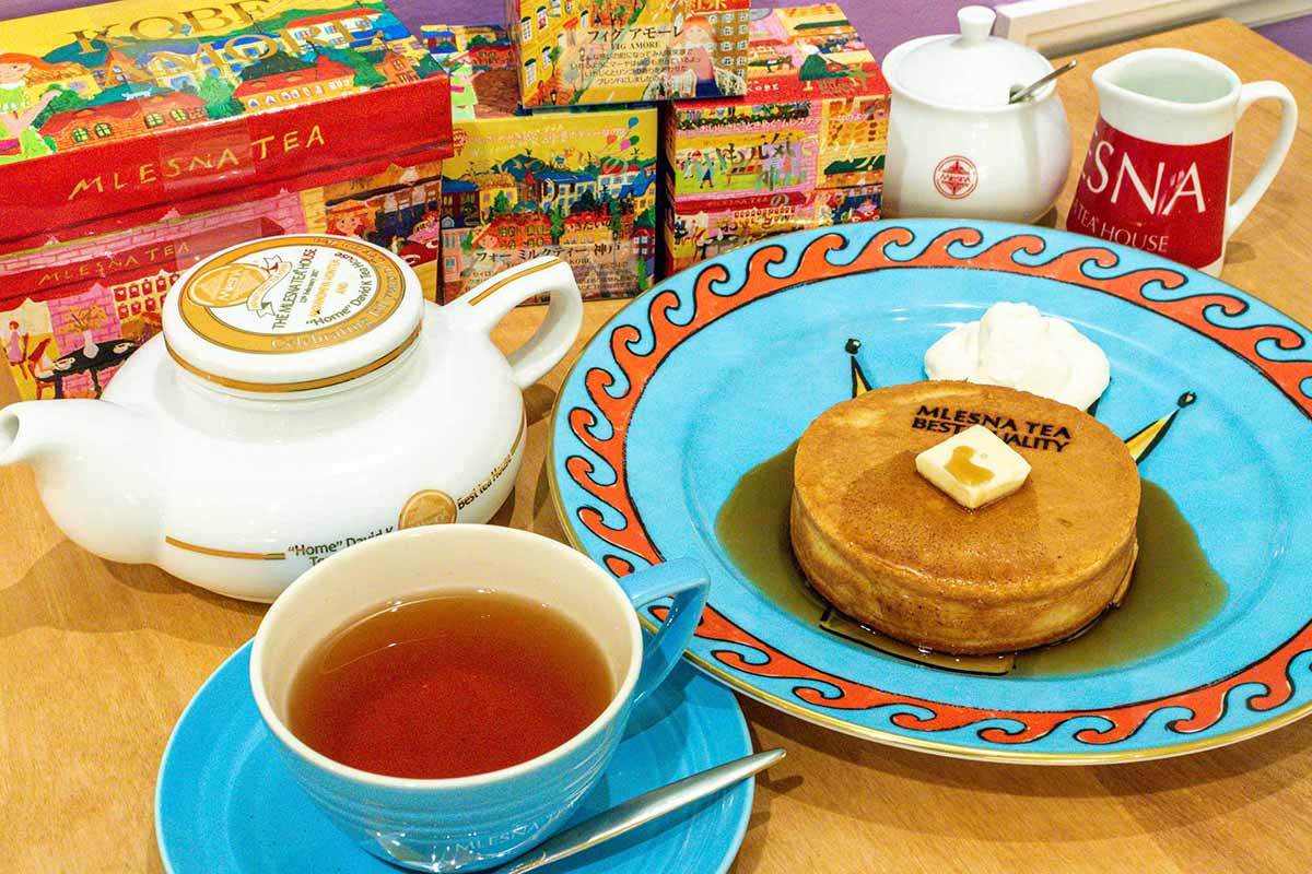 紅茶専門店「ムレスナティーハウス 神戸阪急店」で紅茶とホットケーキを味わってきました [画像]