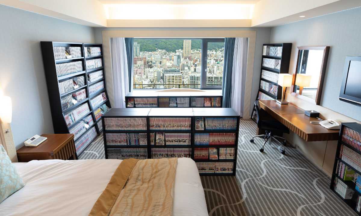 ホテルオークラ神戸に3千冊の漫画本を設置した「MANGA ROOM」登場　神戸市 [画像]