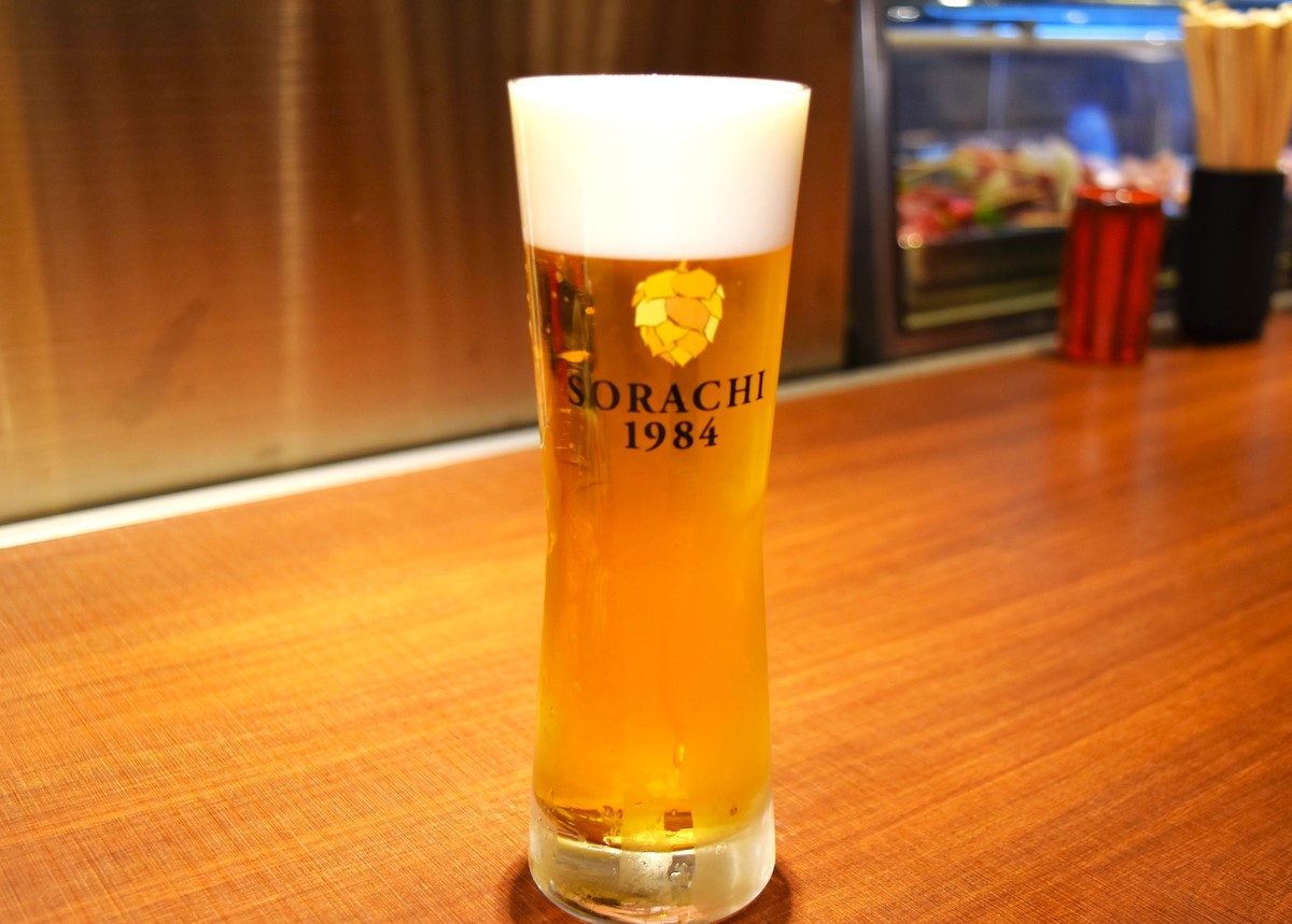 「サッポロ ソラチ生ビール」600円（税込）