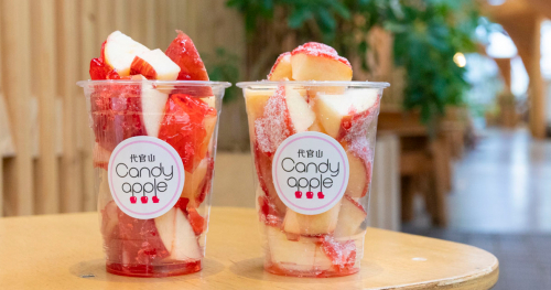 9月23日にオープンした『代官⼭Candy apple 三宮店』でこだわりのりんご飴を食べてきました　神戸市