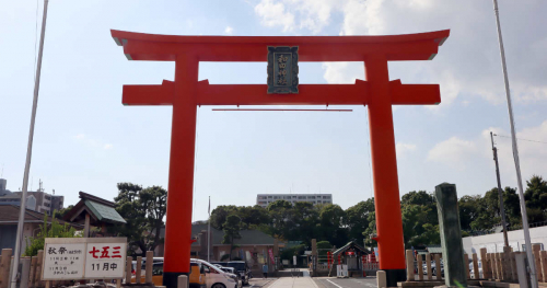 大きな鳥居が目印！和田岬の『和田神社』を参拝してきました　神戸市