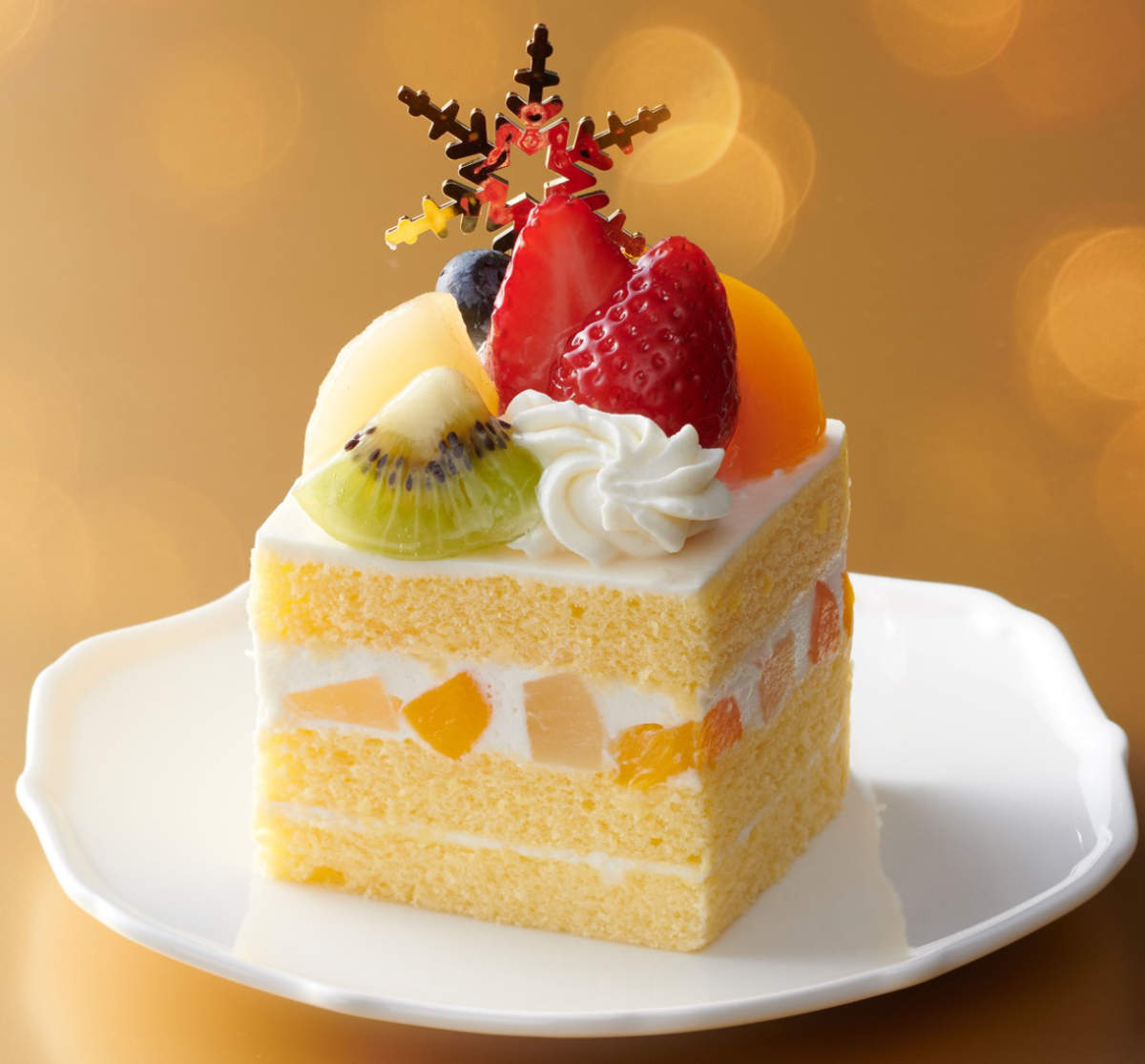 「フルーツのショートケーキ」918円（税込）　販売期間：12月22日～25日