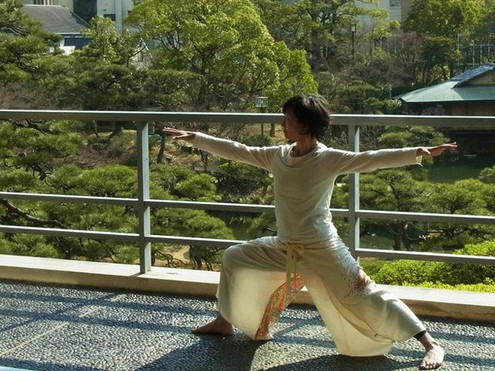 相楽園でヨガを体験『Come Join Yoga Fest』　神戸市中央区 [画像]