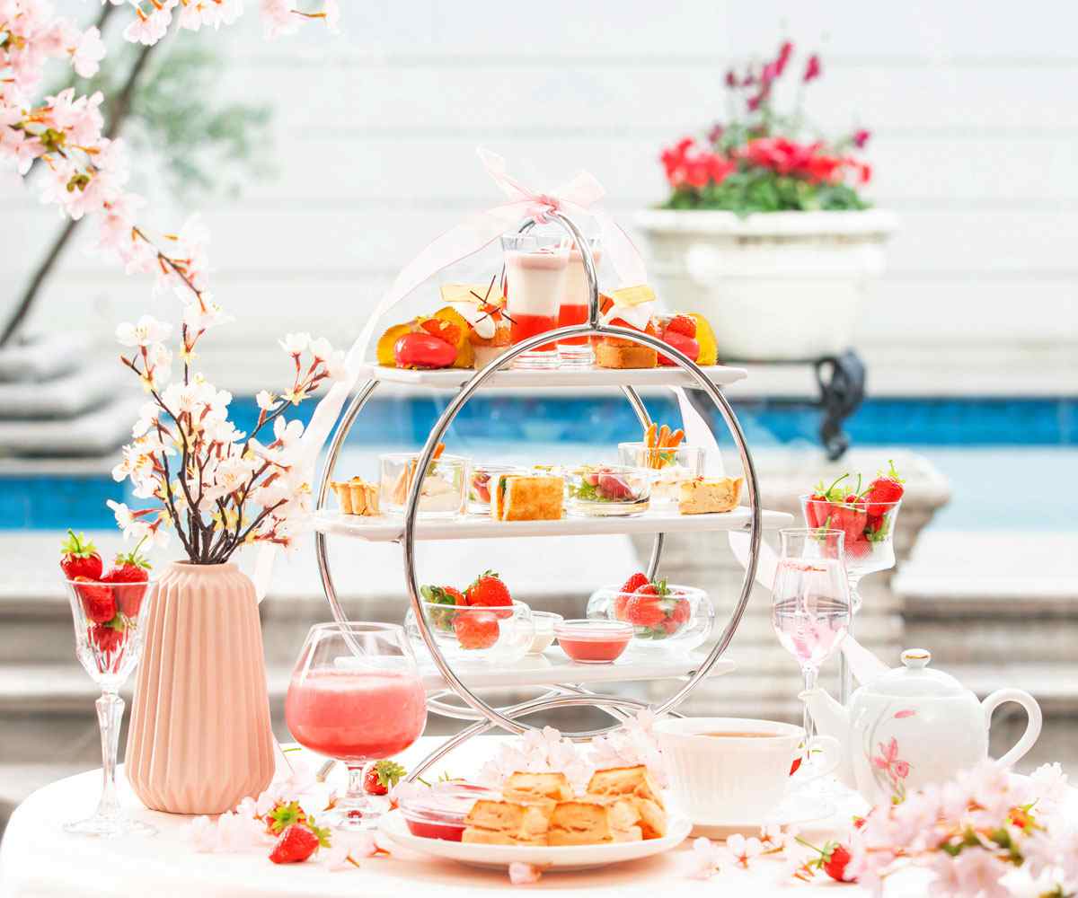 ホテル ラ・スイート神戸ハーバーランドで「Strawberry × Sakura Afternoon Tea ～春の訪れ～」開催　神戸市 [画像]