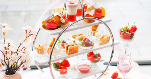 ホテル ラ・スイート神戸ハーバーランドで「Strawberry × Sakura Afternoon Tea ～春の訪れ～」開催　神戸市