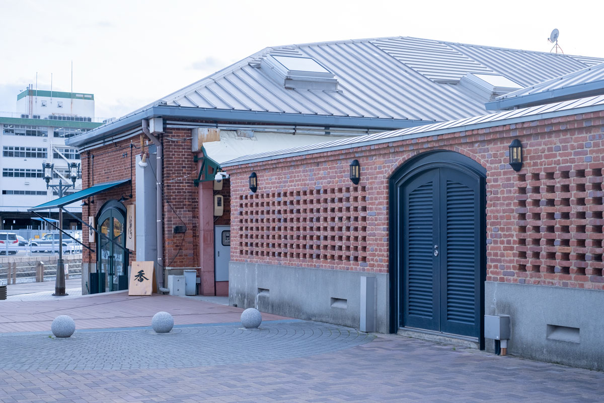 お店がある『神戸煉瓦倉庫』は1890年代後半に建造された歴史的建造物