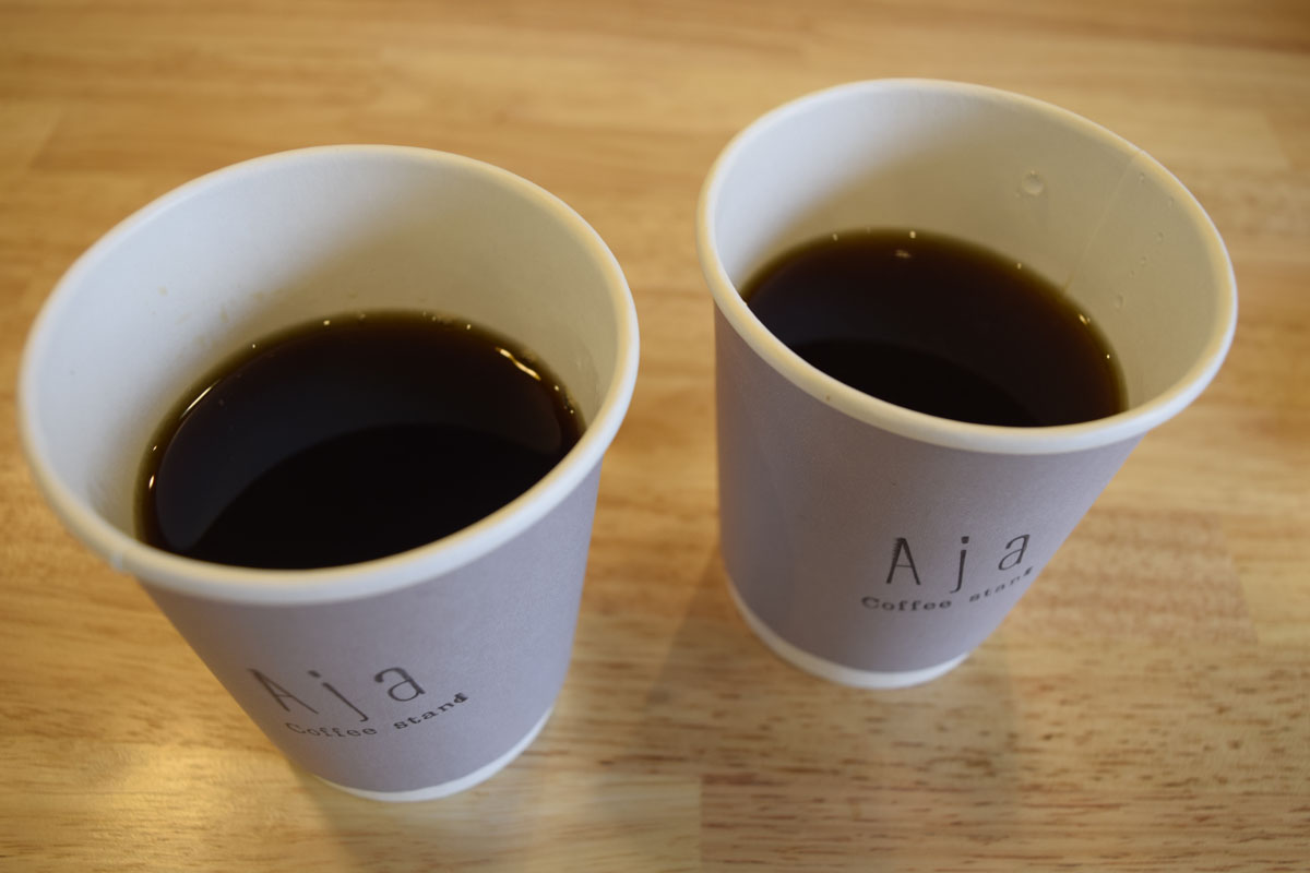 西明石駅近くの「コーヒースタンドAja」でまったりとブラックコーヒーを堪能してきました　明石市 [画像]