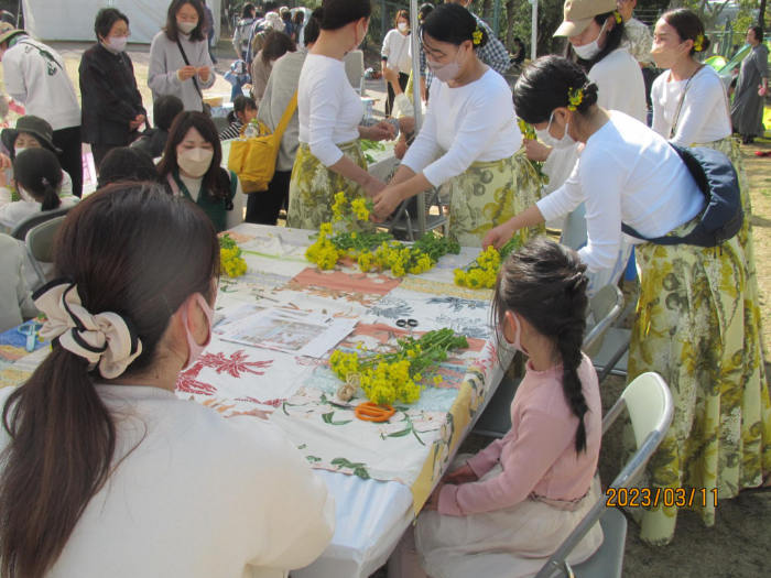 神戸総合運動公園で「菜の花マルシェ」開催　神戸市 [画像]