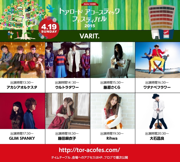 神戸VARIT.　出演アーティスト①