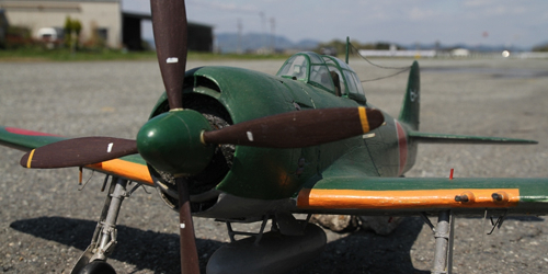 日本海軍最後の戦闘機“紫電改”『加西・鶉野（うずらの）飛行場展』　神戸市中央区