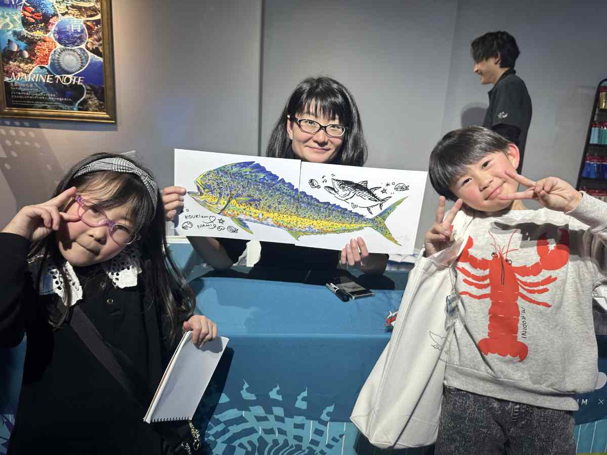 AQUARIUM×ART átoa（アトア）で「NAMIKO氏のサイン会」と「ワークショップ」を開催　神戸市 [画像]